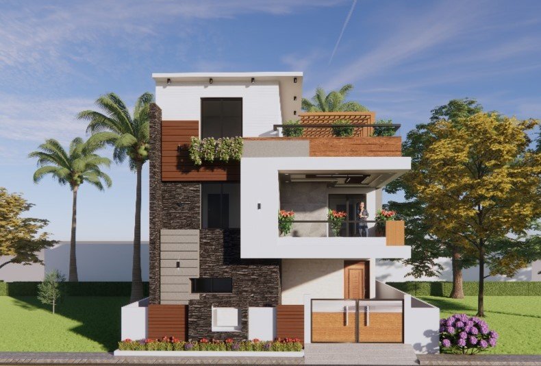 Best Modern House Elevation Designs in India - Hyndu Properties